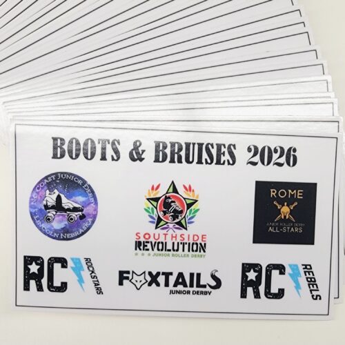 Boots & Bruises Sticker
