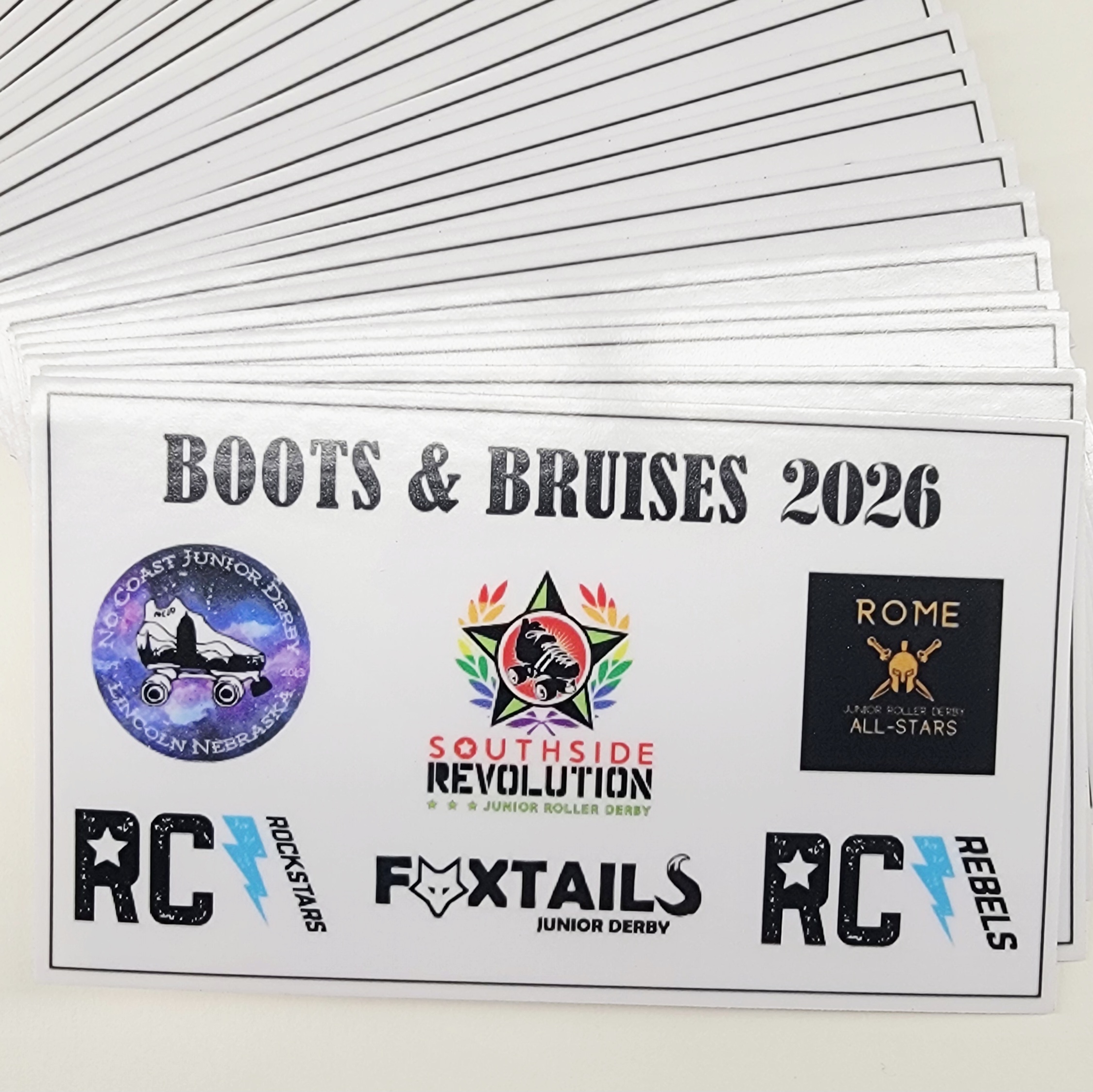 Boots & Bruises Sticker