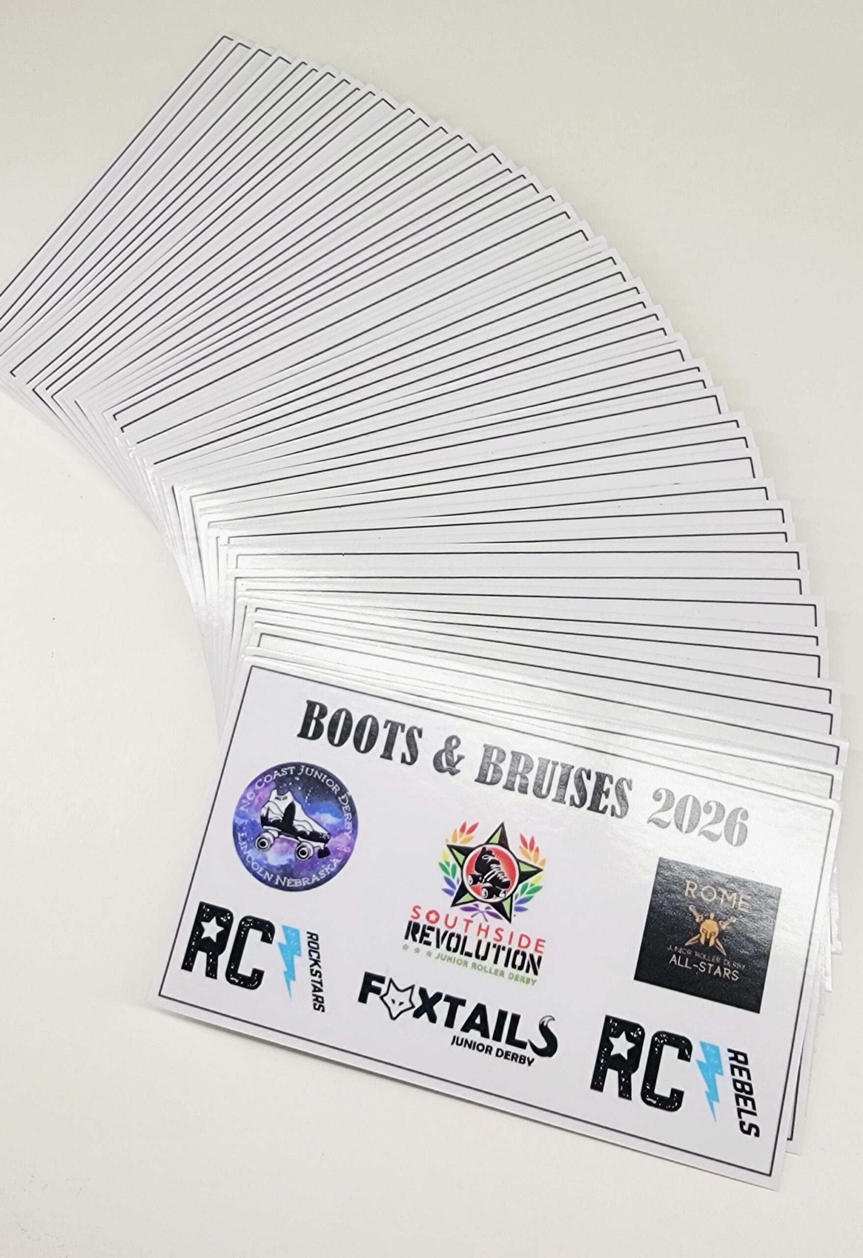 Boots & Bruises Sticker - Image 3